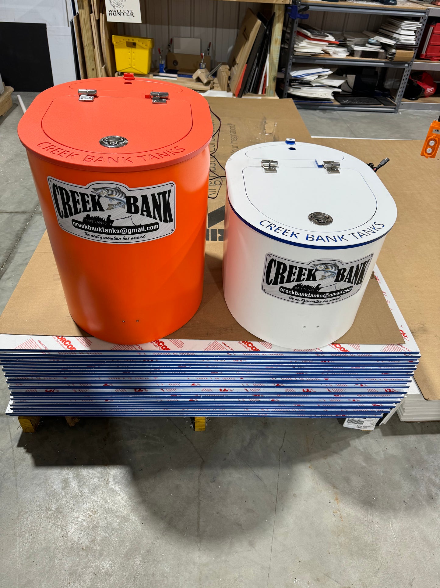 10/12 Gallon Creek Bank Tanks version 2 minnow version