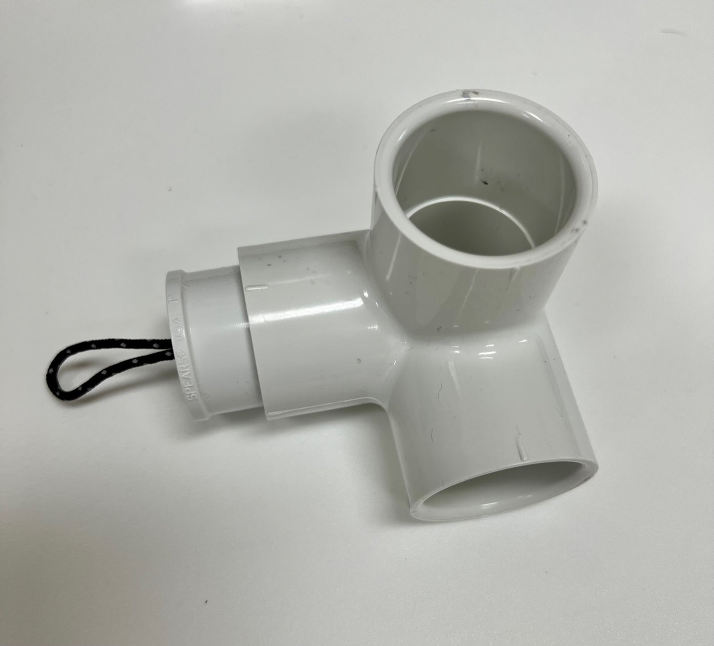 3 way fitting with new 1" plug for 30 and 50 gal tanks