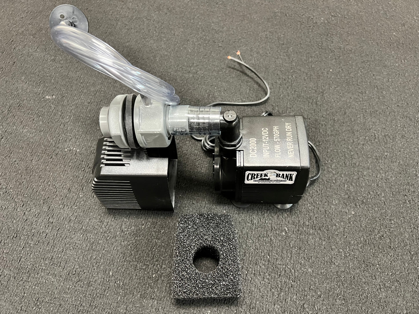 12V mag drive 570 gph Danner tank aeration kit