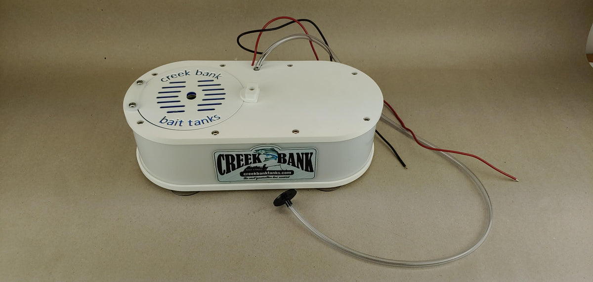 Creek Bank Tanks 30 gallon shad herring live bait well marine aeration box  tank