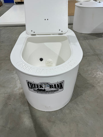 Scratch and Dent 50-10A Gallon White Inner Creek Bank Tanks Version 2