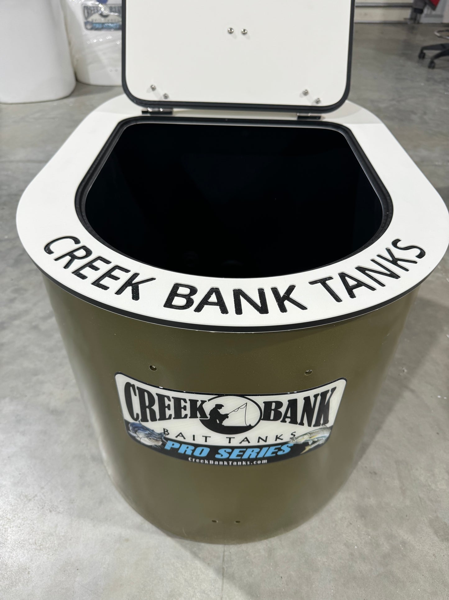 Colored outer 50 Gallon Creek Bank Tanks Version 2