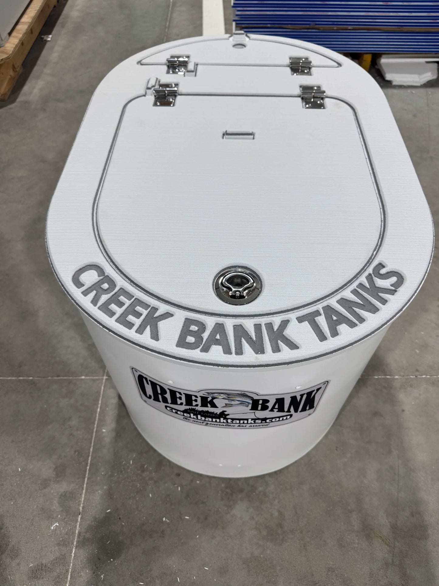 ON SALE ! 50 gal colored outer Creek Bank Tanks Version 2