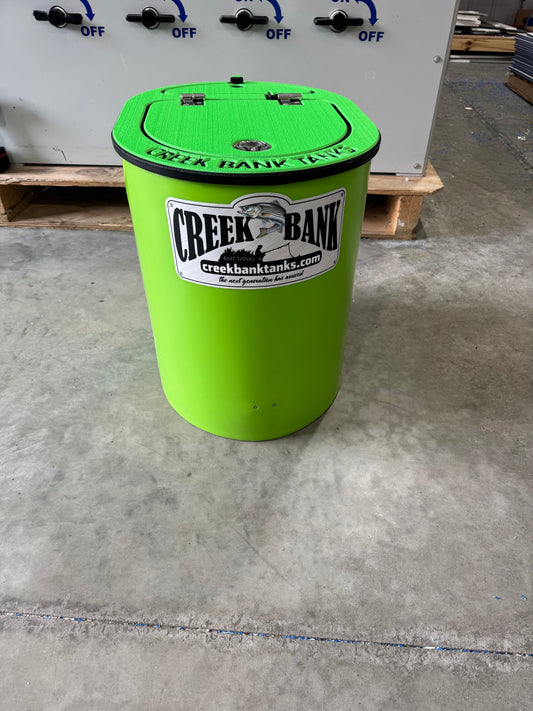 20 Gallon Green Outer Black Inner w/ Sea Dek Creek Bank Tanks version 2
