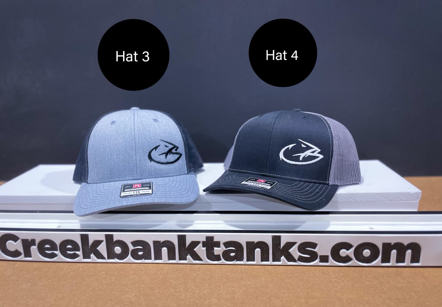 Creek Bank Tanks Hats