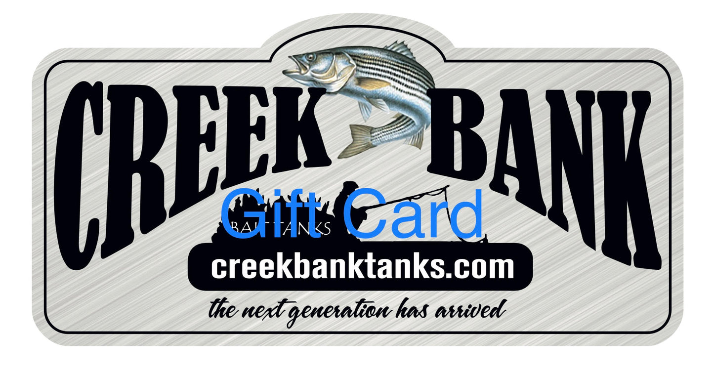 Creek Tank Tanks Gift Cards